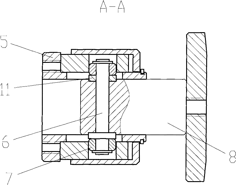 Side-clamping and self-locking device for parts and use method thereof