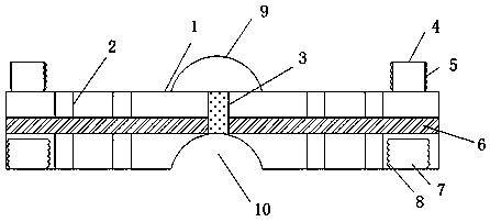 A light guide plate with a positioning structure and its molding process
