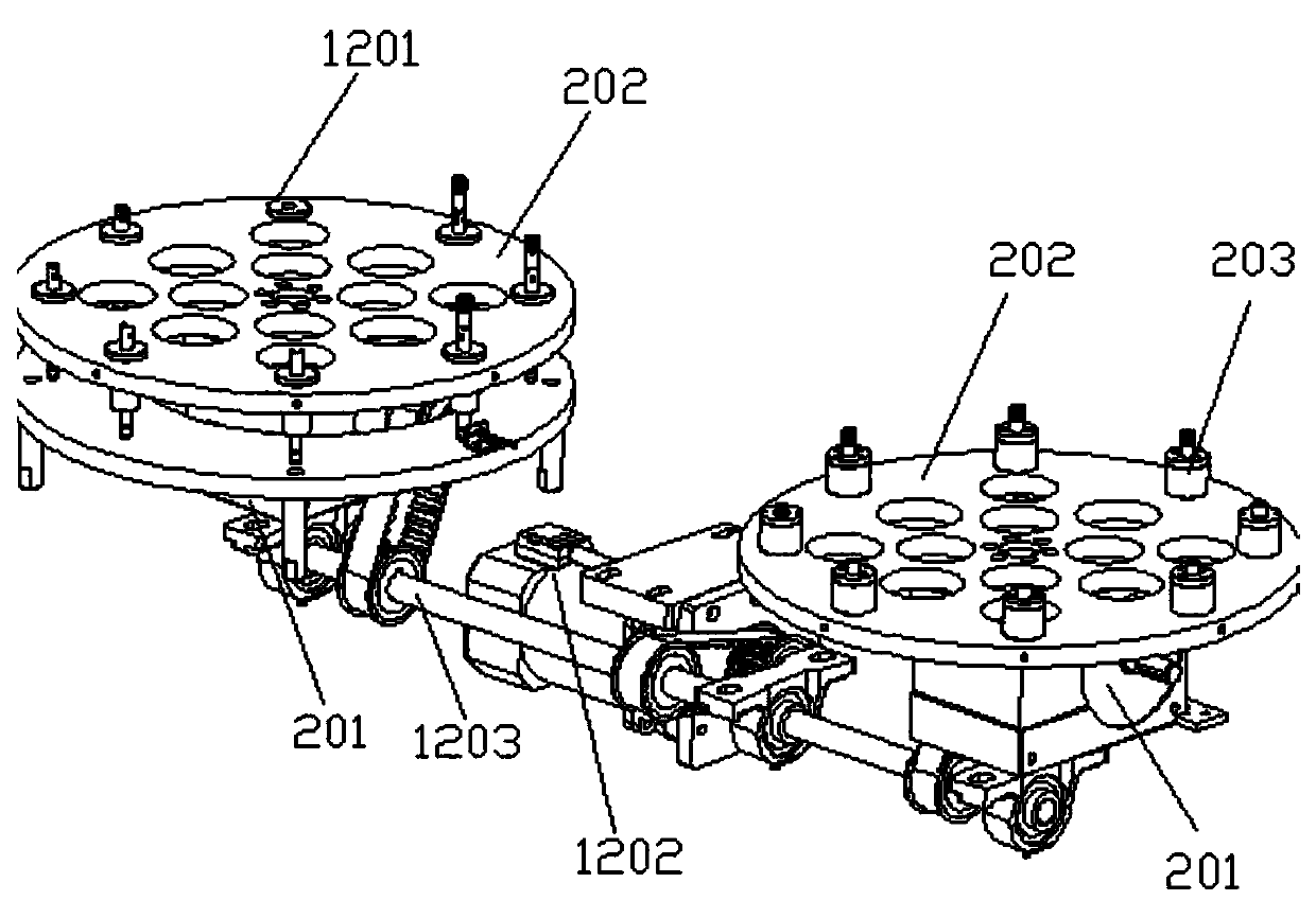 Automatic assembling machine for vehicle-mounted antenna