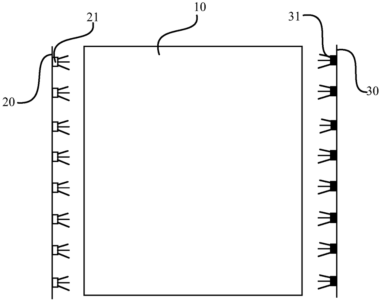 Backlight module, and display device and driving method thereof