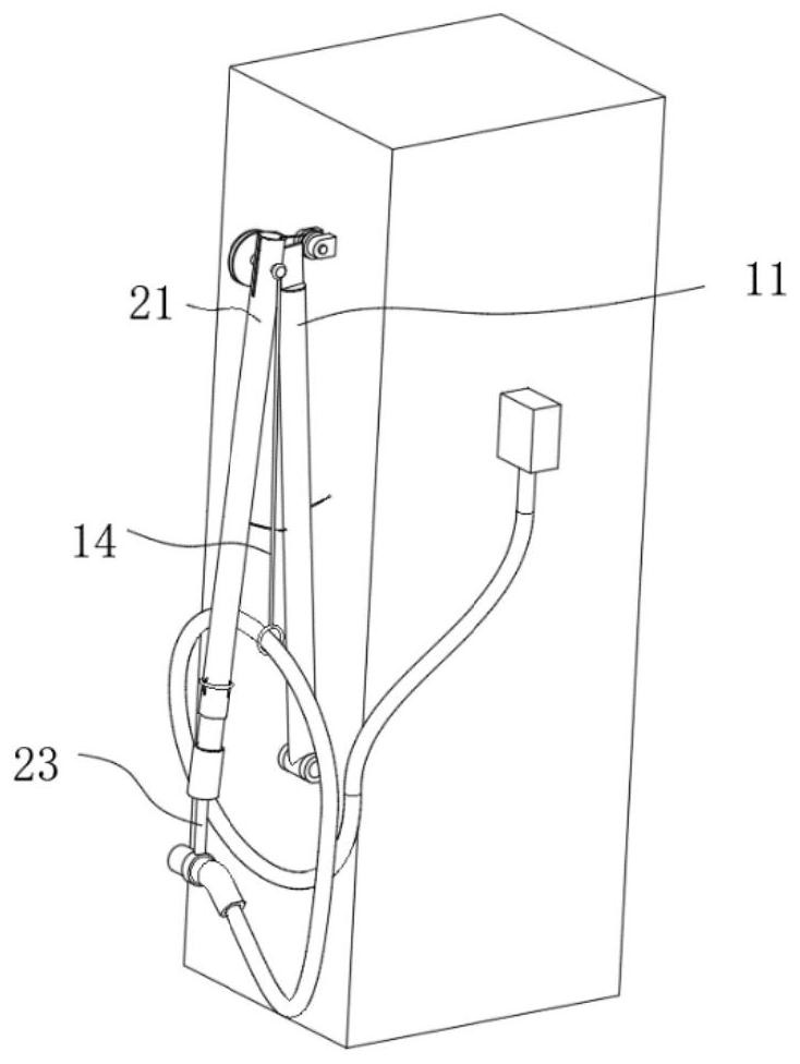 Large-current wire arranging and connecting device