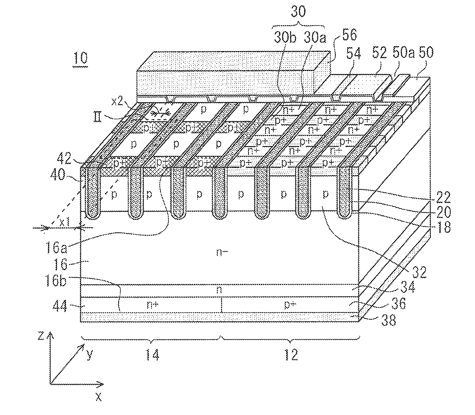 Reverse conducting semiconductor device