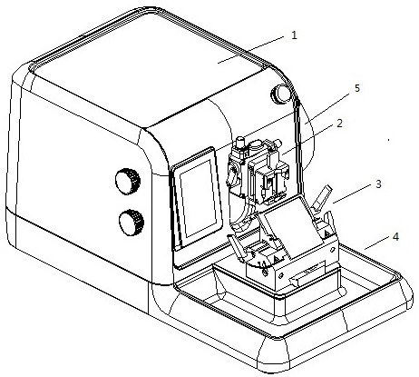 Motion conversion device and slicing machine thereof