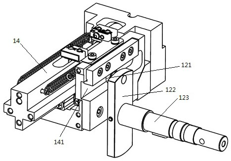 Motion conversion device and slicing machine thereof