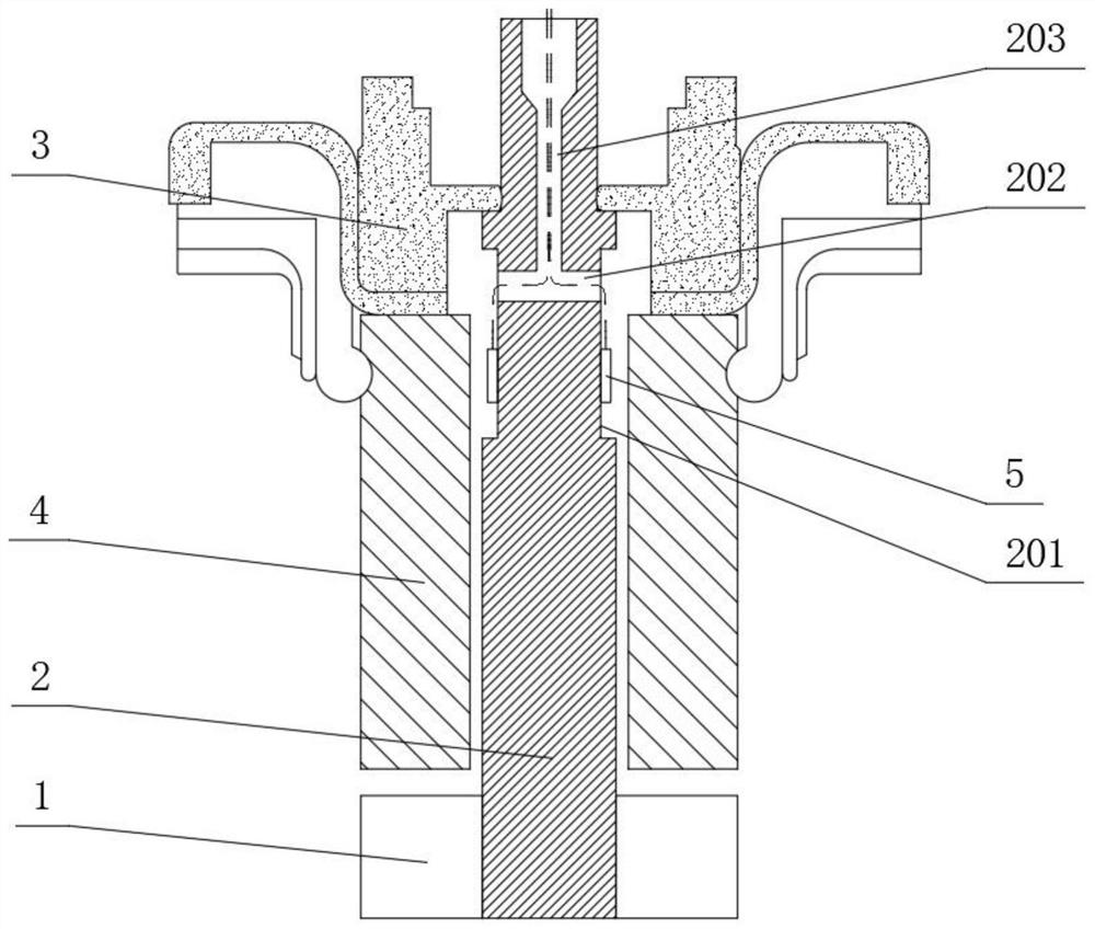 Method for testing strength of upper support of shock absorber and shock absorber