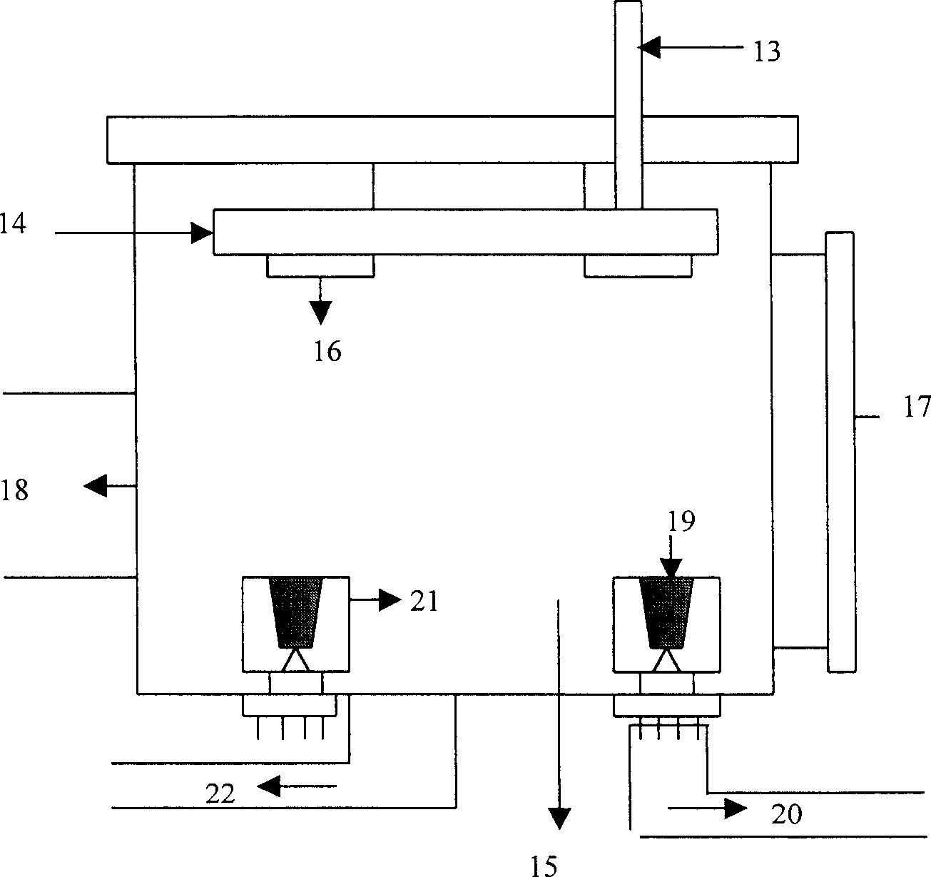 Crucible type evaporator source used for film plating machines in organic electrofluorescence type