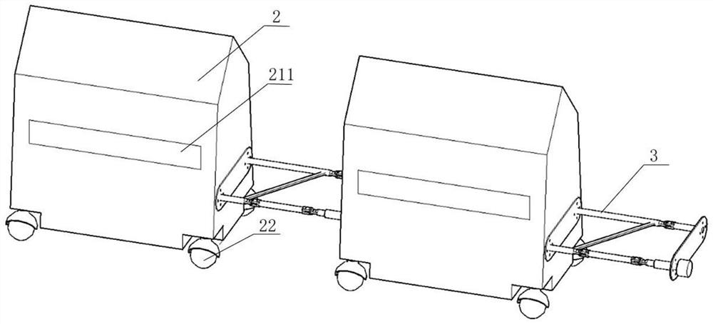 A movable isolation guardrail system and tidal lane changing method