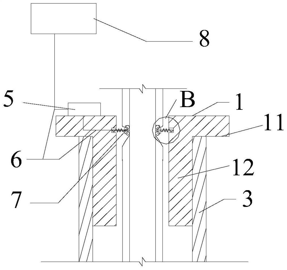 A sliding type inclinometer automatic measurement and positioning structure and its use method