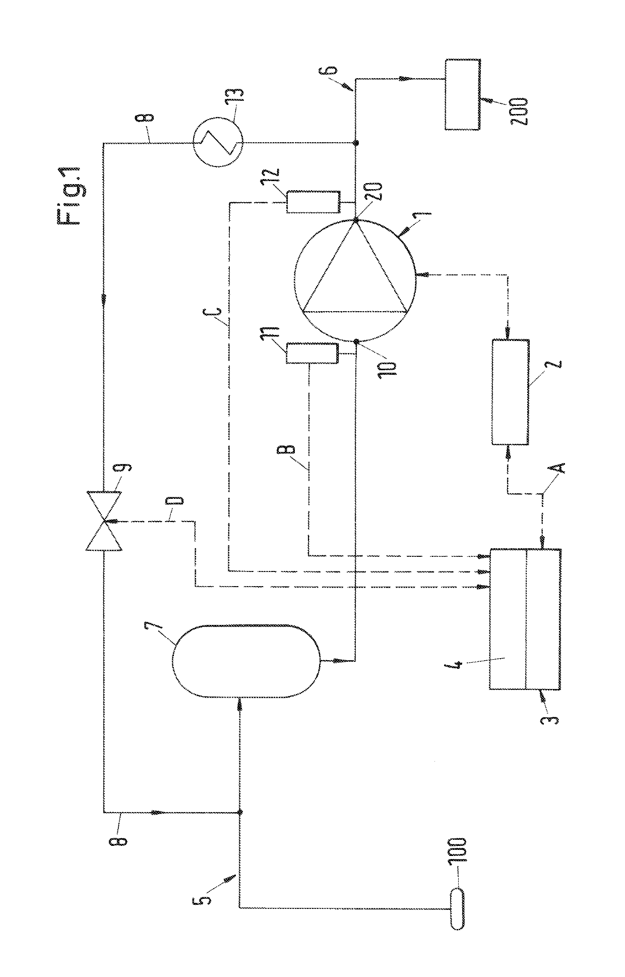 Operating method for a pump, in particular for a multiphase pump, and pump