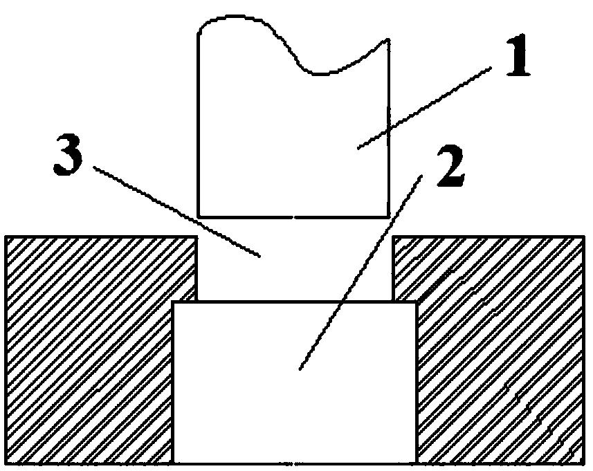 Punching method of low-plasticity high-silicon aluminum alloy strip