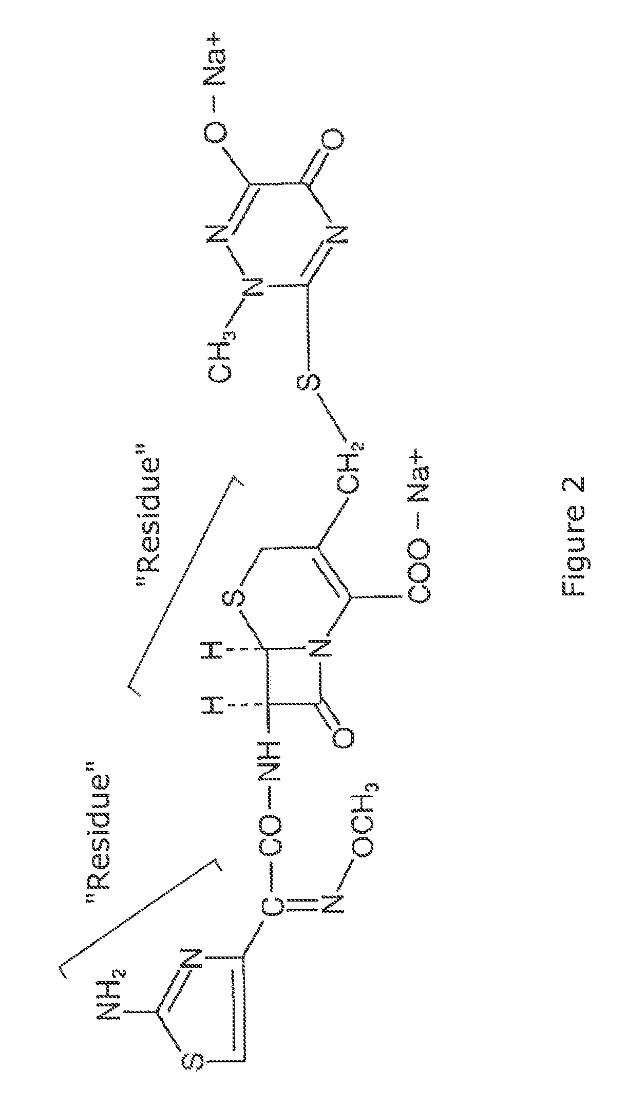 Oral dosage form of ceftriaxone and methods of use