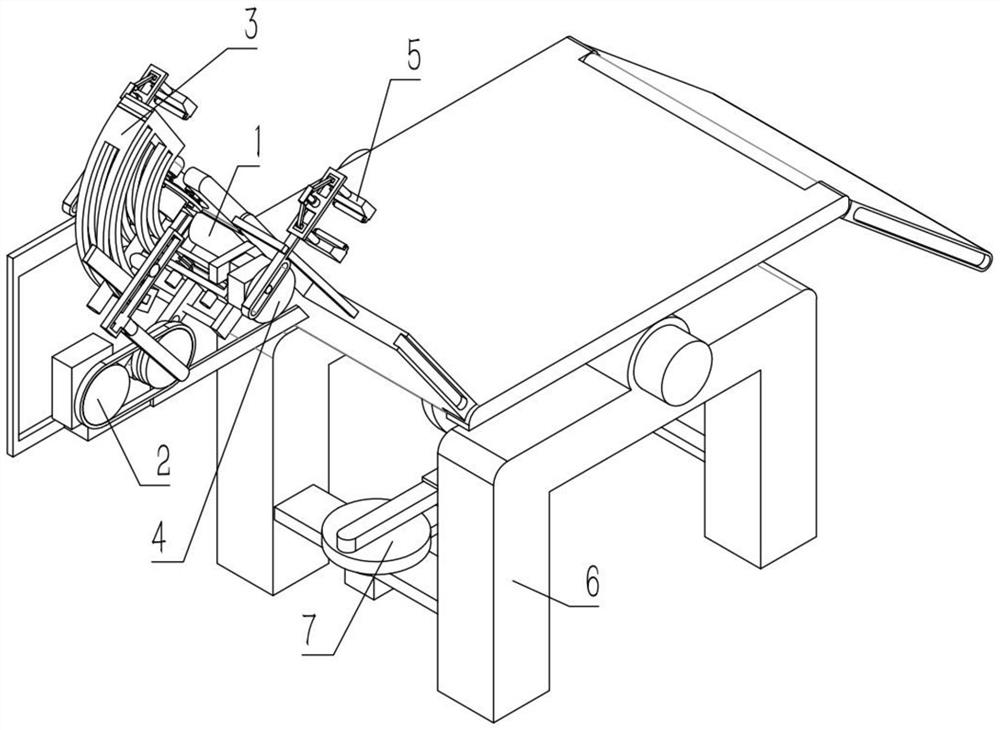 Massaging device for neurosurgery nursing