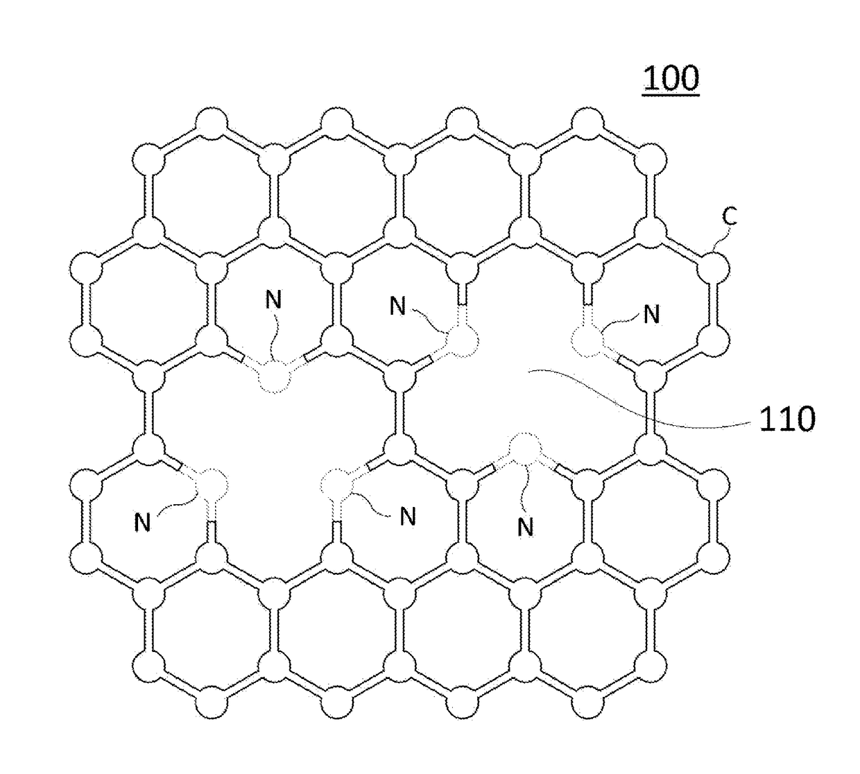 Porous graphene member, method for manufacturing same, and apparatus for manufacturing same using the method