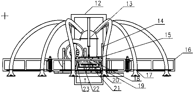 Orientation atomizing device for cotton operation