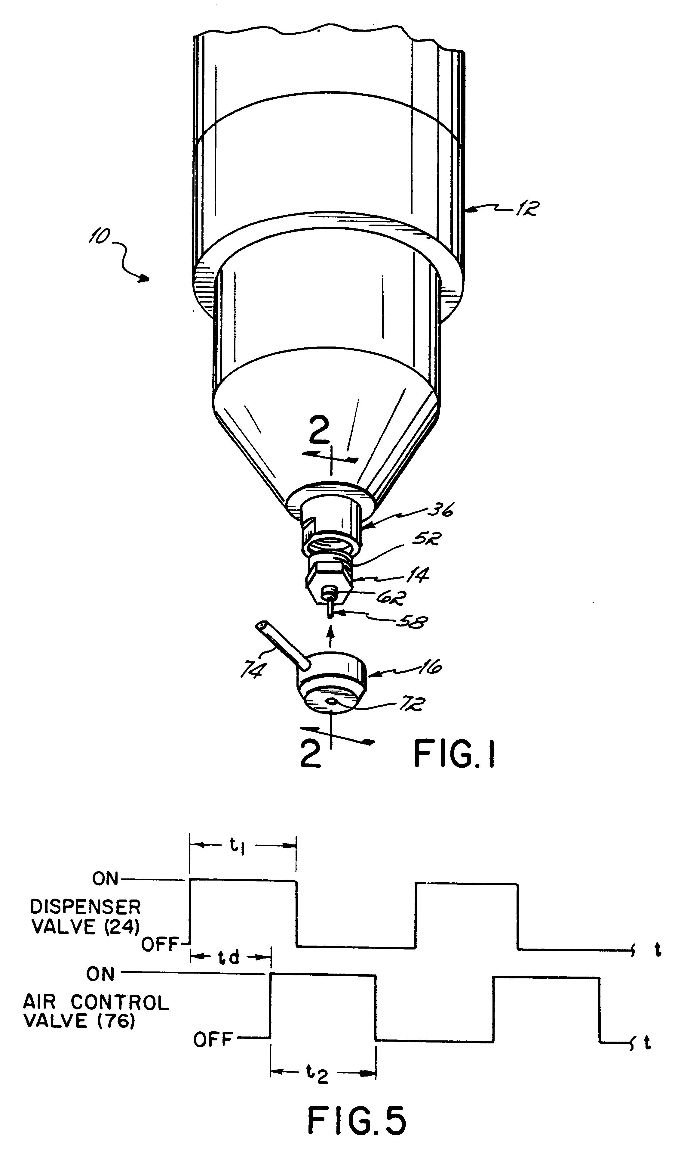 Method for increasing contact area between a viscous liquid and a substrate