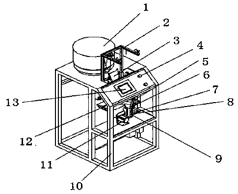 Sealing machine for packaging of marine biological food