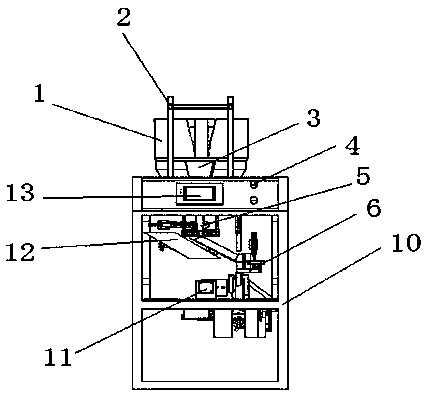 Sealing machine for packaging of marine biological food