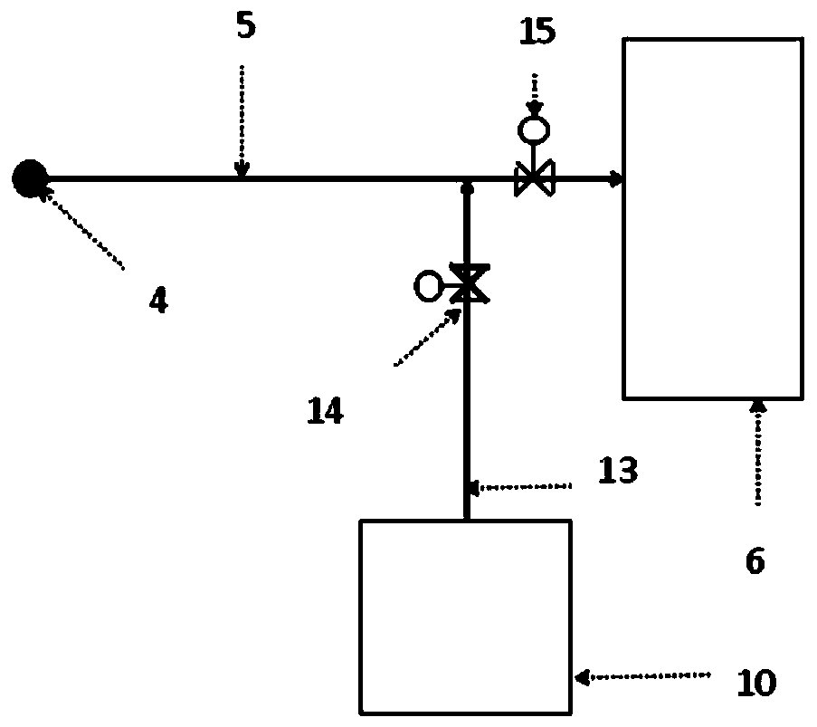 Boiler furnace near-water-cooled wall reducing atmosphere test and combustion optimization adjustment system