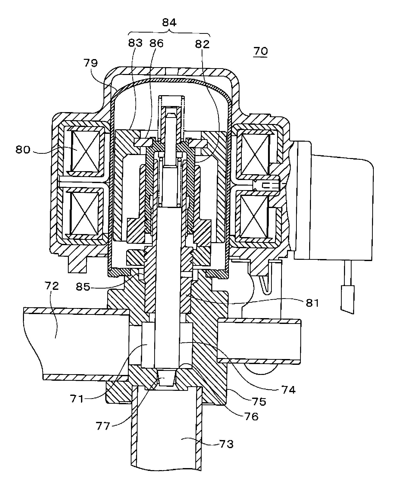 Motor driven valve and cooling/heating system
