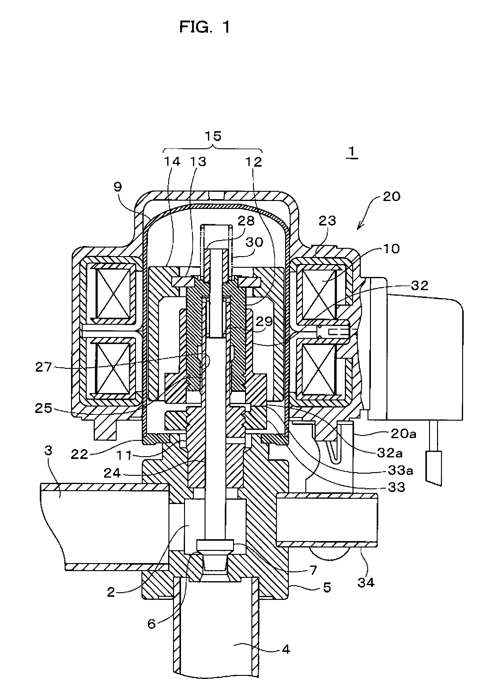 Motor driven valve and cooling/heating system