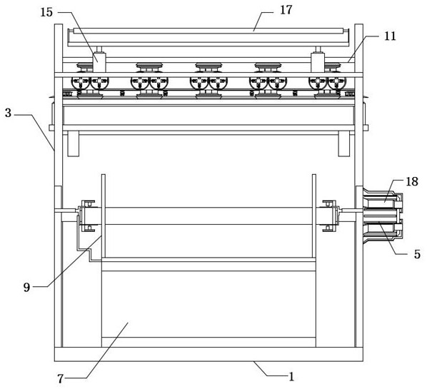 A steel wire rope automatic guide equipment for steel wire rope conveyor belt production line