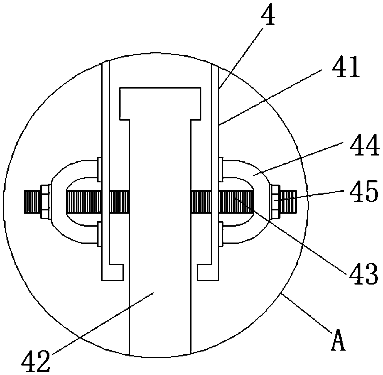 A time synchronization device with data line fastening function