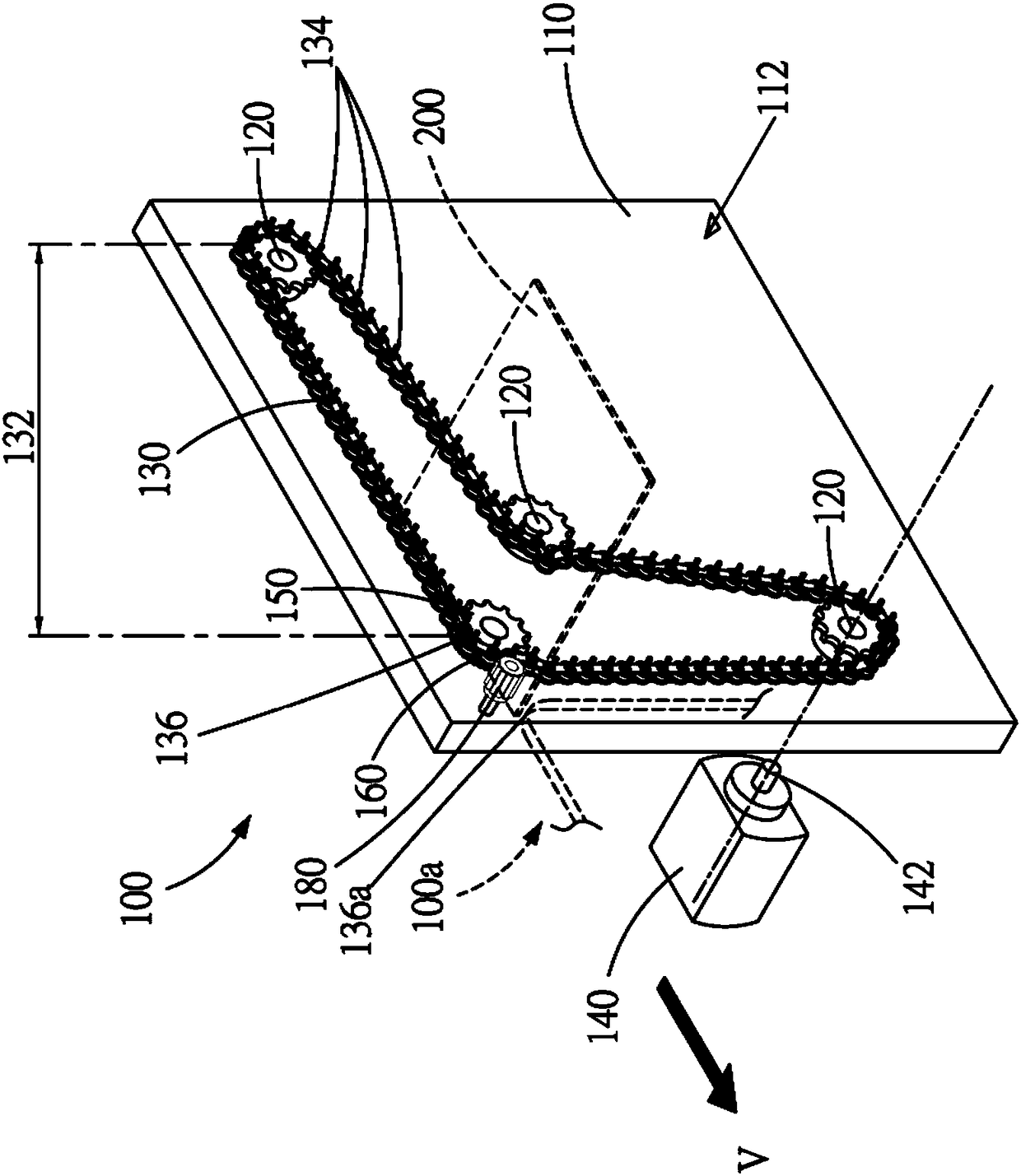 Plate conveying platform and plate conveying system