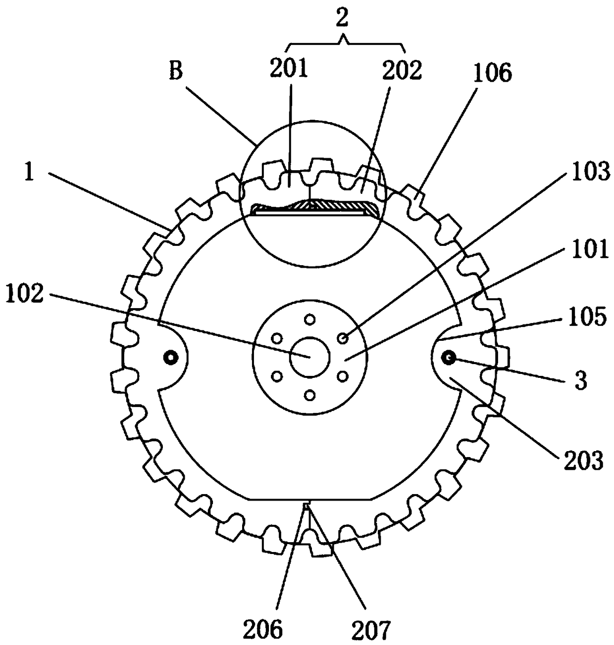 Automotive engine flywheel