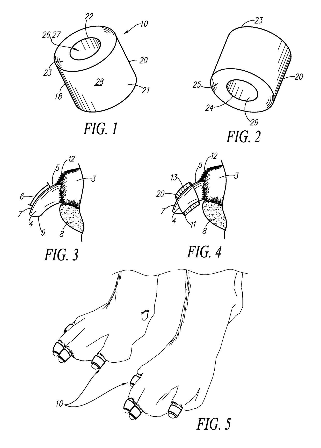 Animal toenail grips