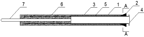 Downward gas drainage drill hole and pressure testing drill hole sealing method