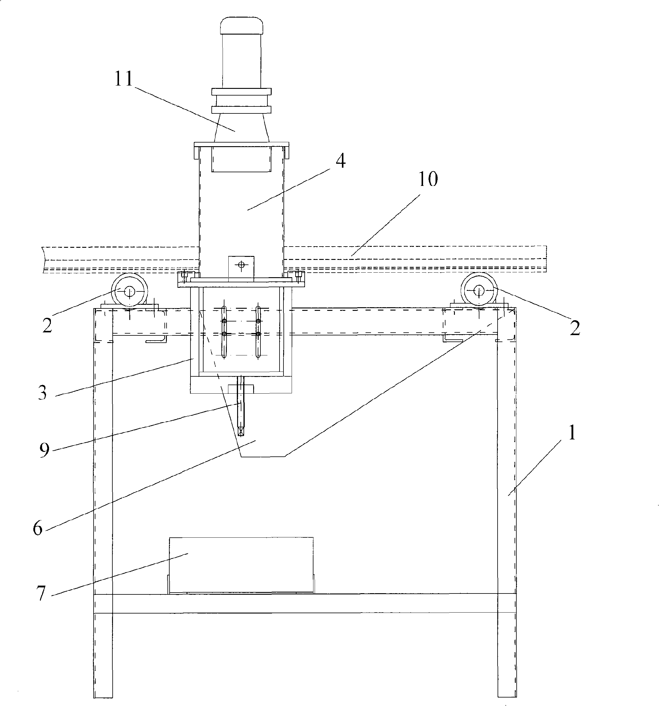 Anticorrosive oil automatic painting apparatus for adjustable rails