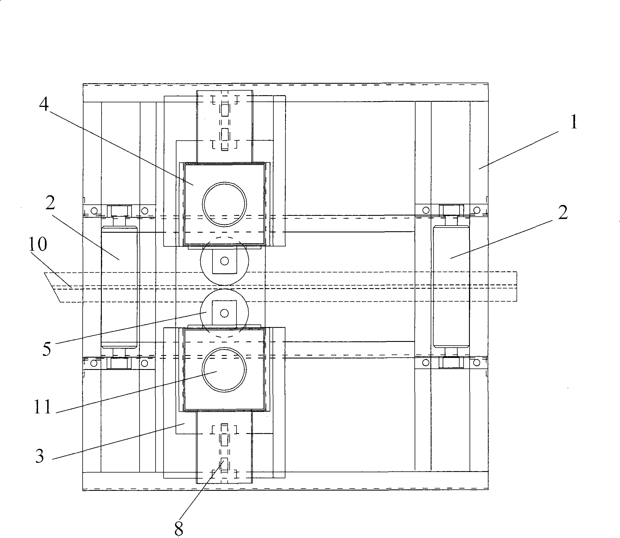 Anticorrosive oil automatic painting apparatus for adjustable rails