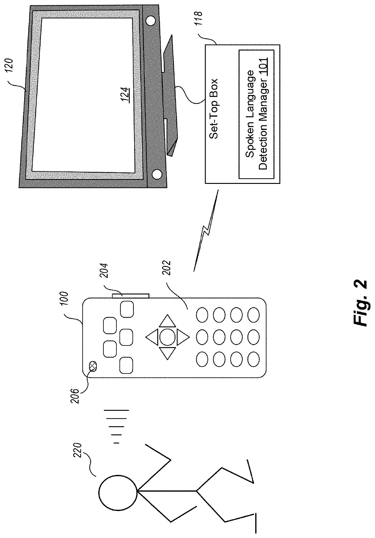 Systems and methods for providing media based on a detected language being spoken