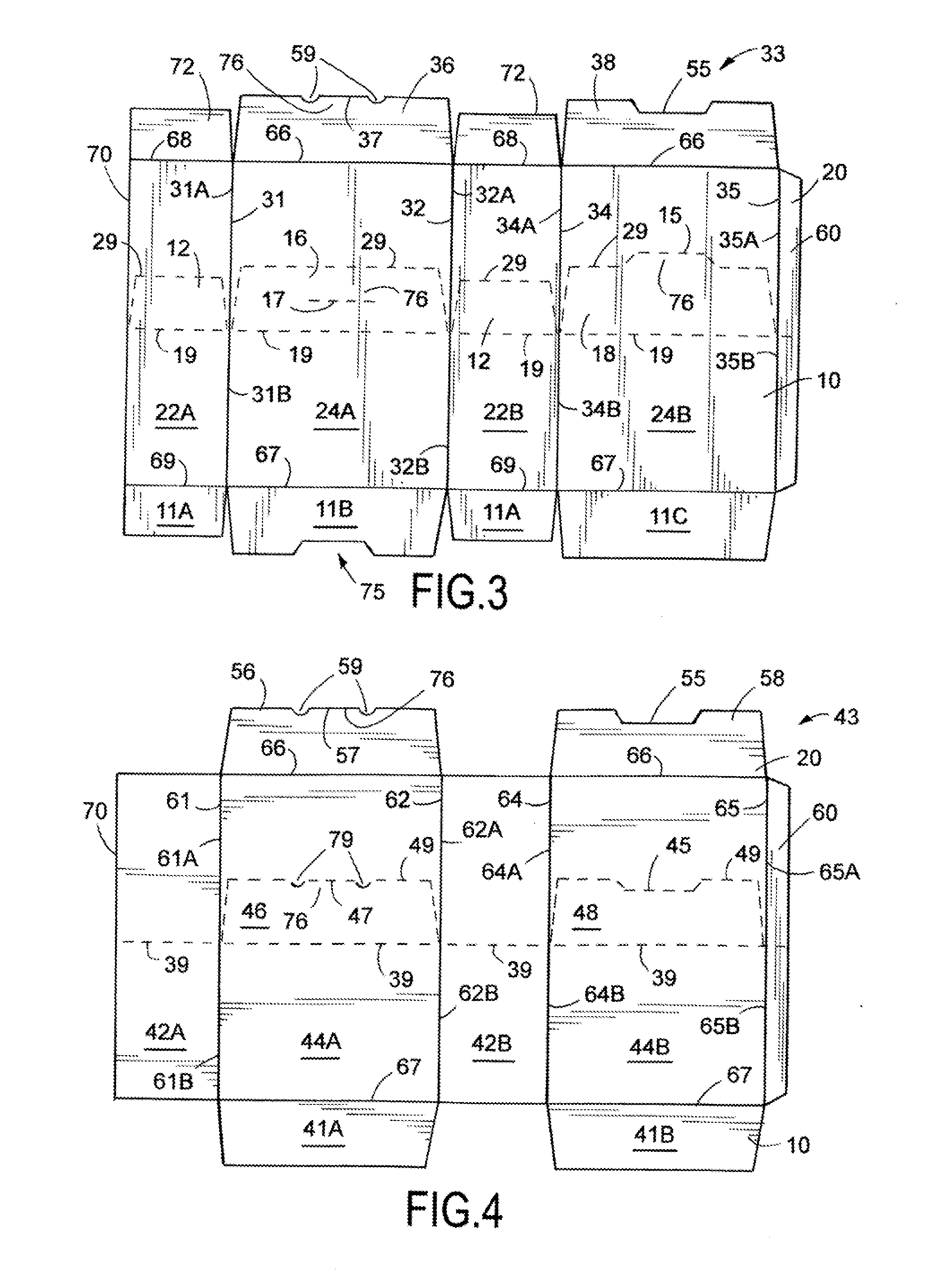 Container having a plurality of identified markings to reduce container volume during use