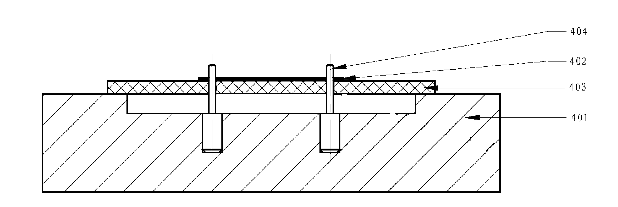 Welding and positioning jig for flat cable