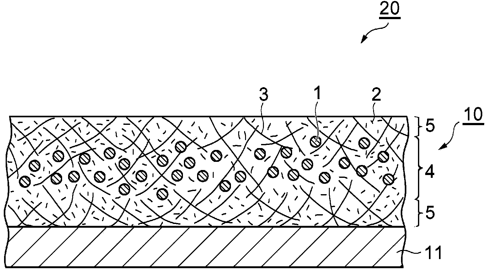 Absorbent sheet and method for producing same