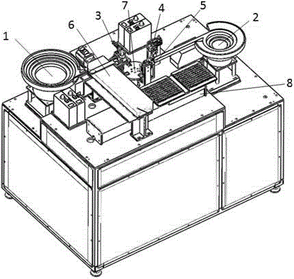 Automatic assembling terminal machine