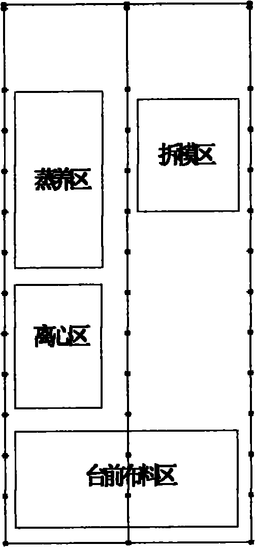 Annular layout for producing tubular piles
