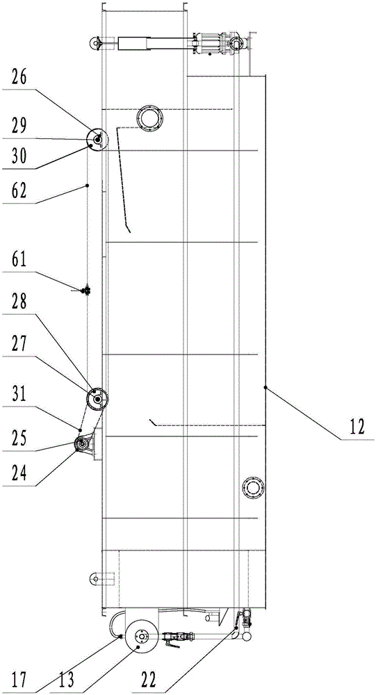 Skid-mounted device of oil-containing sewage