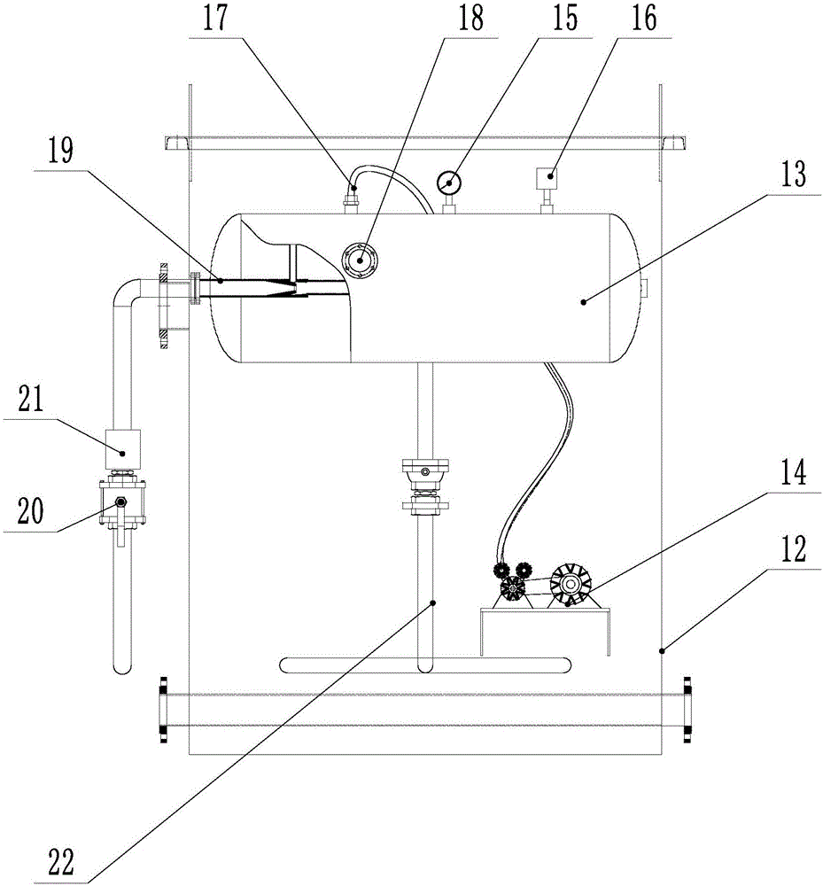 Skid-mounted device of oil-containing sewage