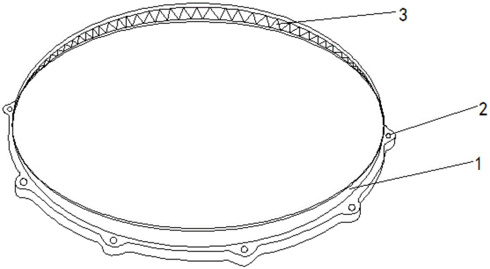 Anti-slippage drum ring structure
