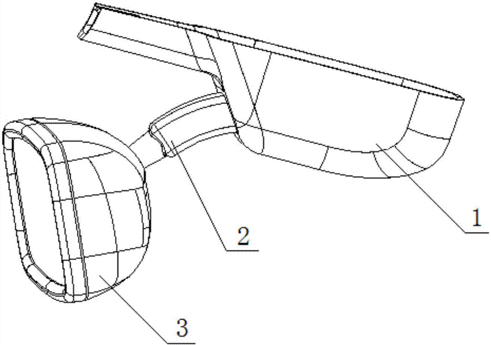 Control method used for automatically regulating interior rear-view mirror