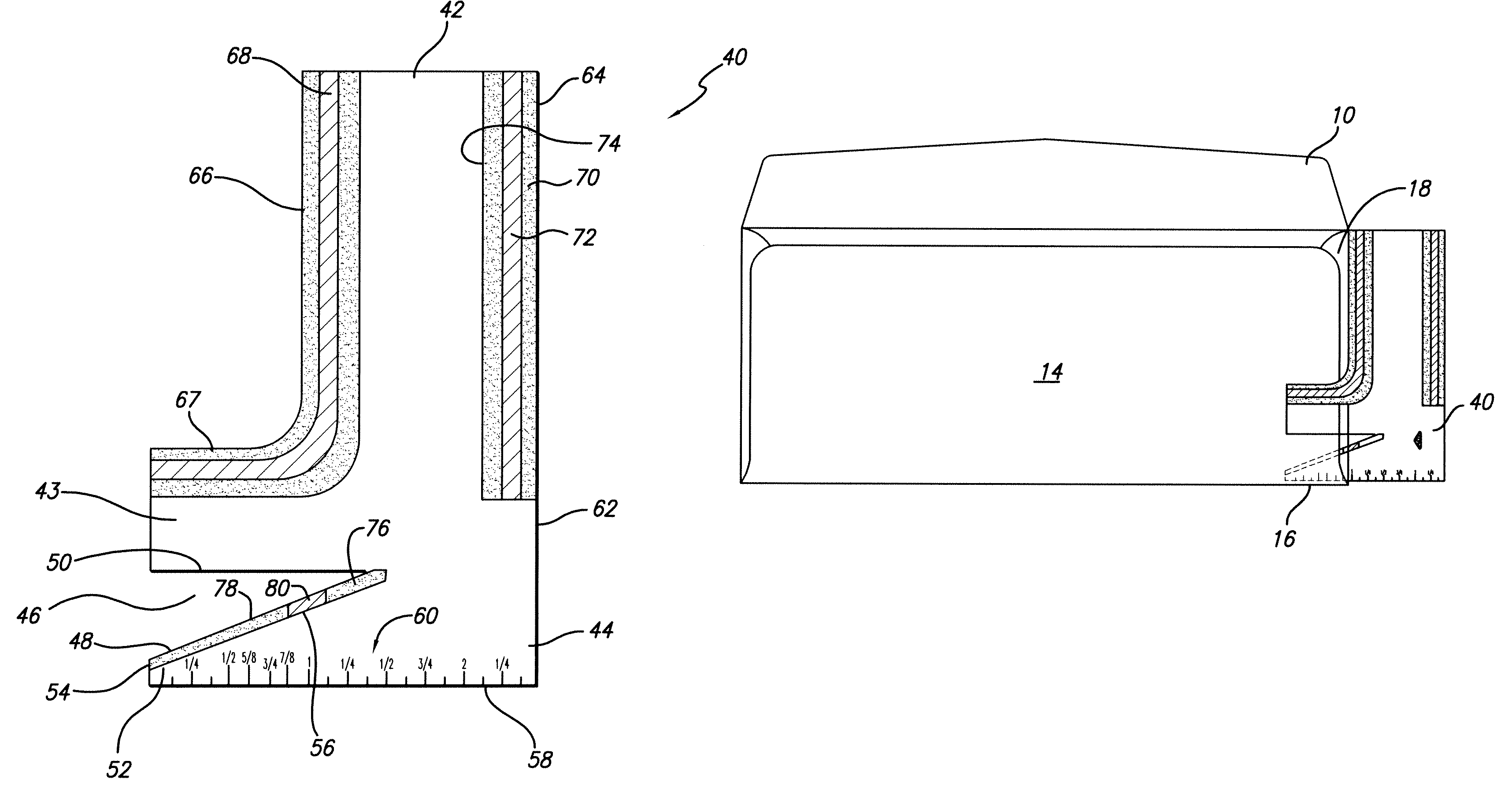 Apparatus and method for determining whether an envelope is in or out of specification