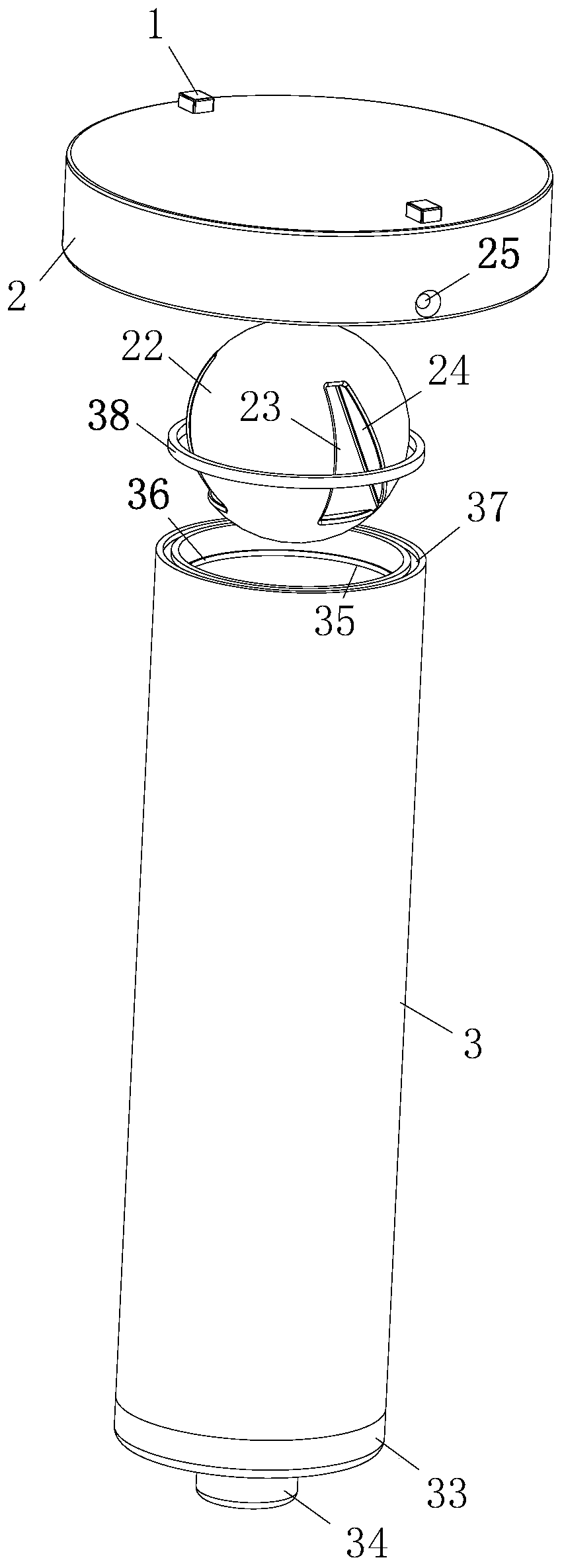 Ultrasonic detection device for automobile maintenance