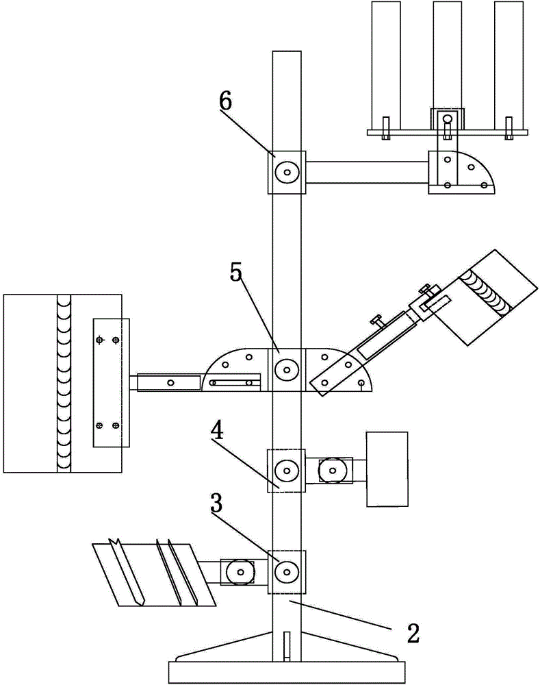 Multifunctional practical welding operation frame