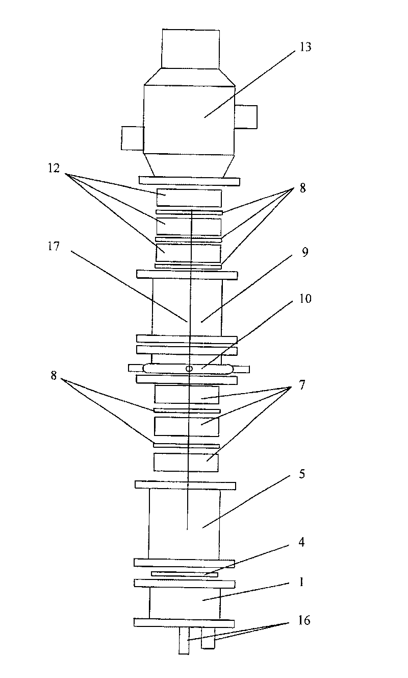 Gas fuel catalytic combustor