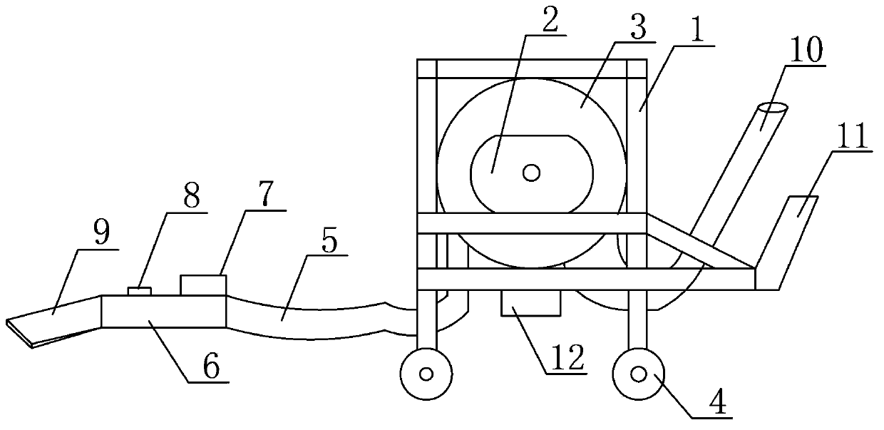 Movable grain elevator