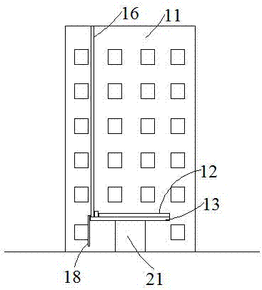 Vertical greening house building