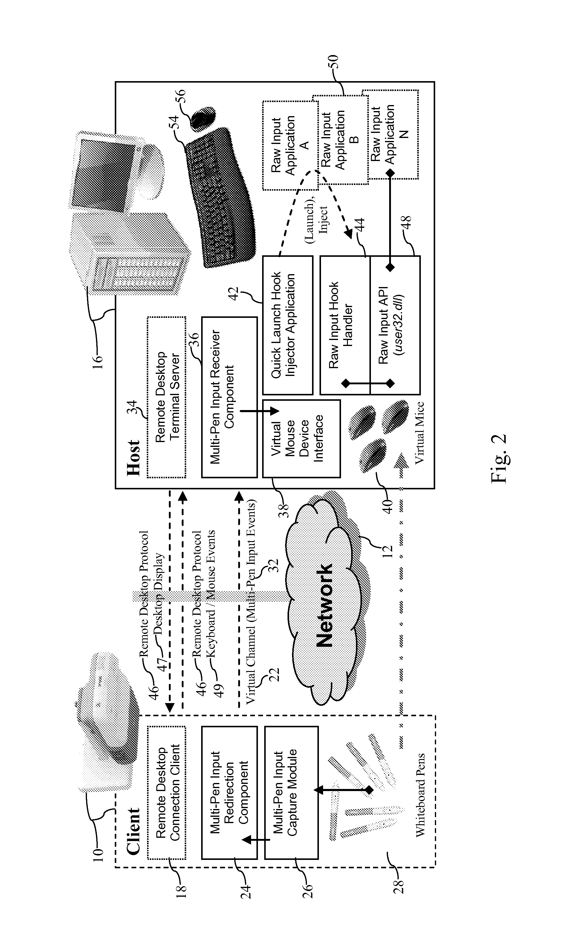 Method for Providing Multiple Mouse Inputs in a Remote Desktop Session
