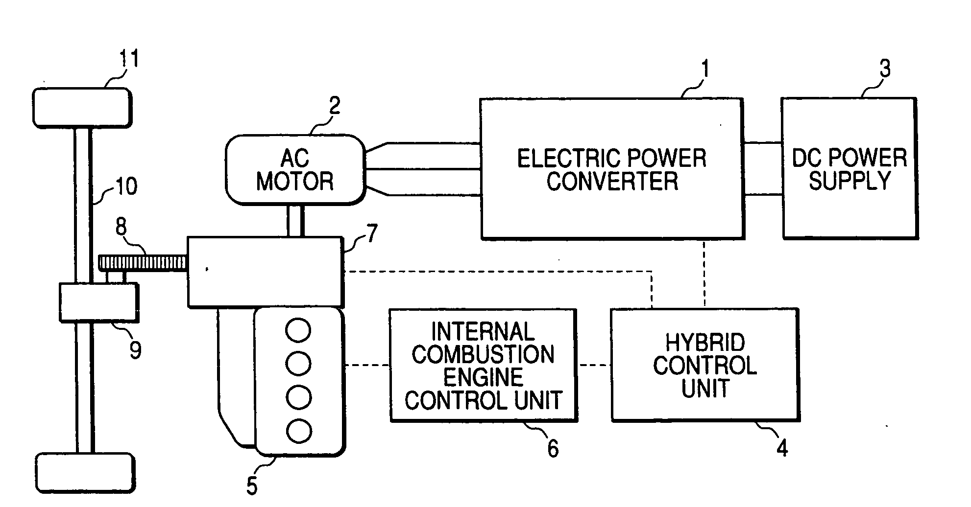 Vehicular power control apparatus